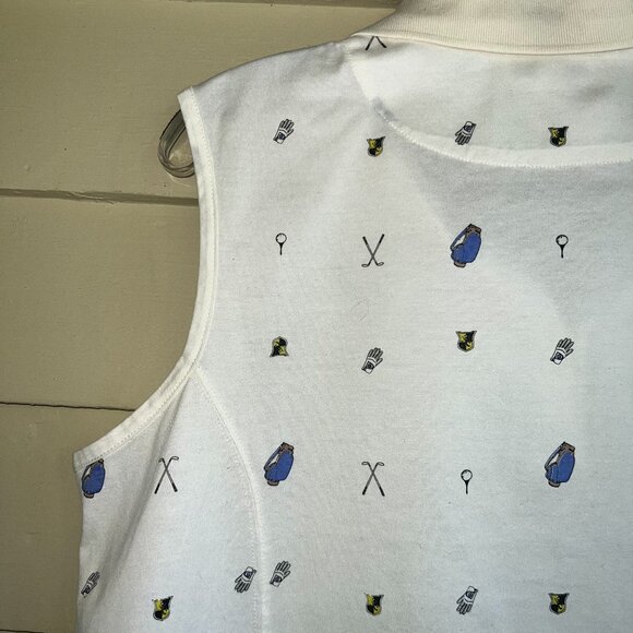 MONTEREY CLUB Ladies Sleeveless Golf Polo Top - Picture 7 of 7